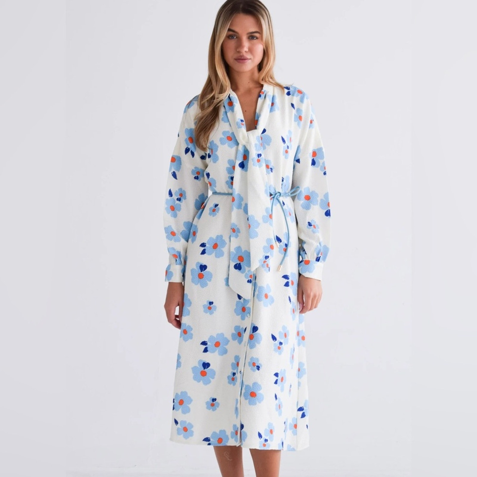 Never A Wallflower Magnolia Dress Bubble Floral Women’s Size Xs